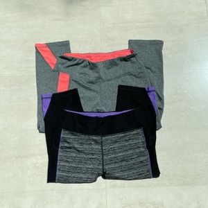 Bundle of two pairs of crop RBX leggings